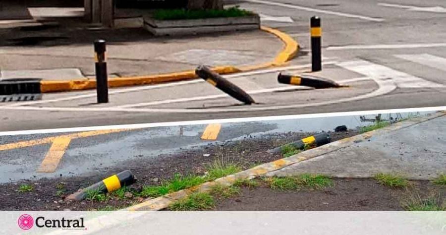 En algunas intersecciones de la ciudad de Puebla donde colocaron bolardos ya no hay