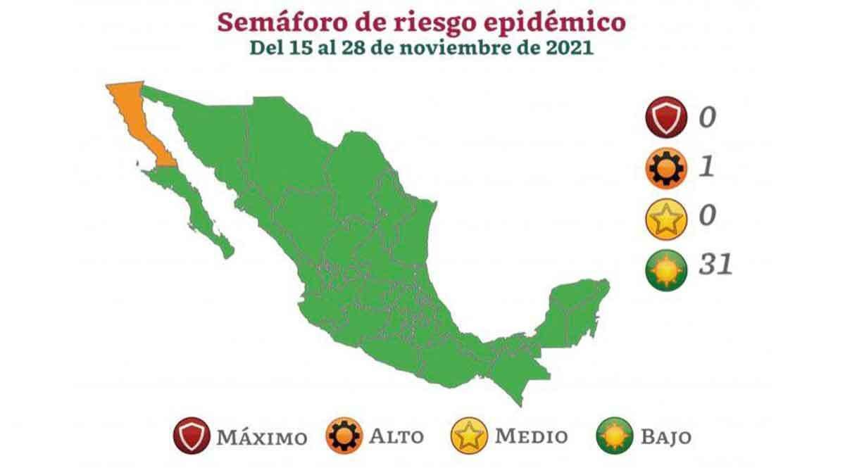  Puebla se mantiene en verde en el Semáforo Covid-19. 