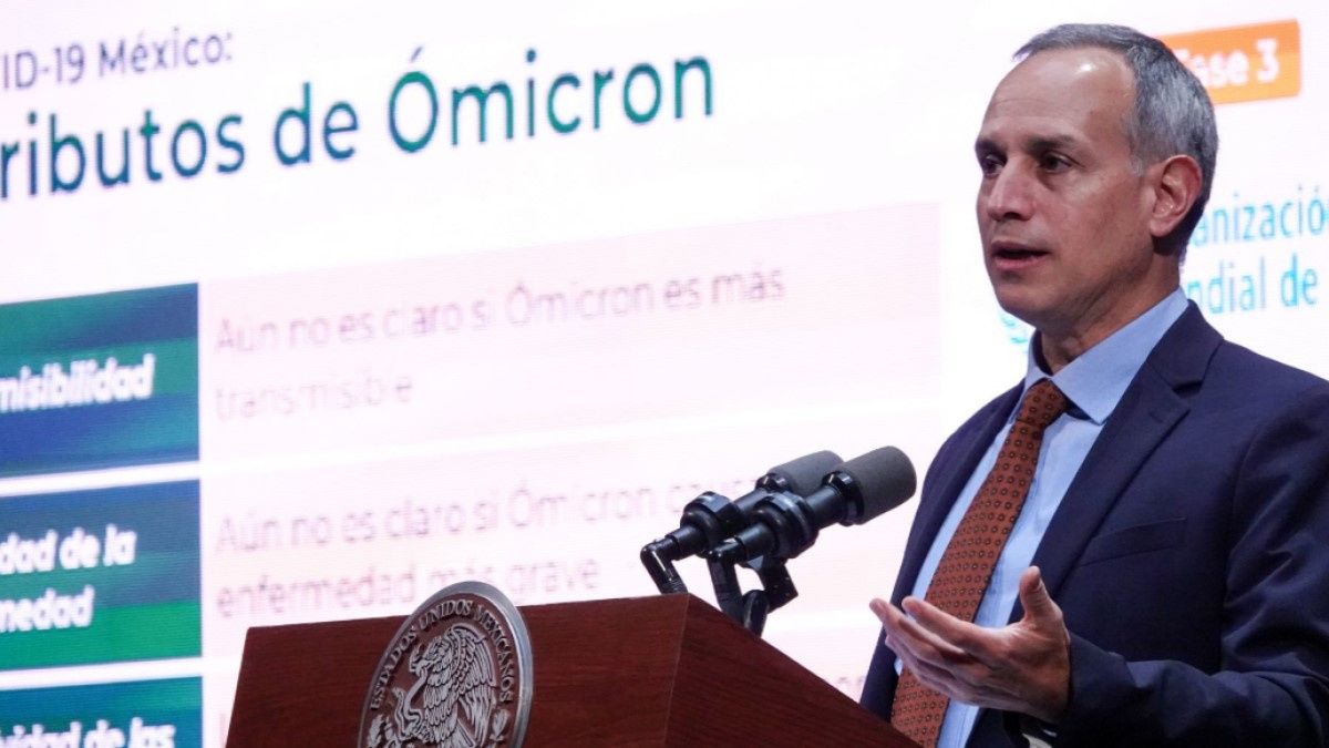 Hugo L&oacute;pez-Gatell da por hecho que variante &Oacute;micron estar&aacute; en M&eacute;xico