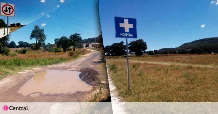 El terreno para el nuevo hospital carece de condiciones de infraestructura.