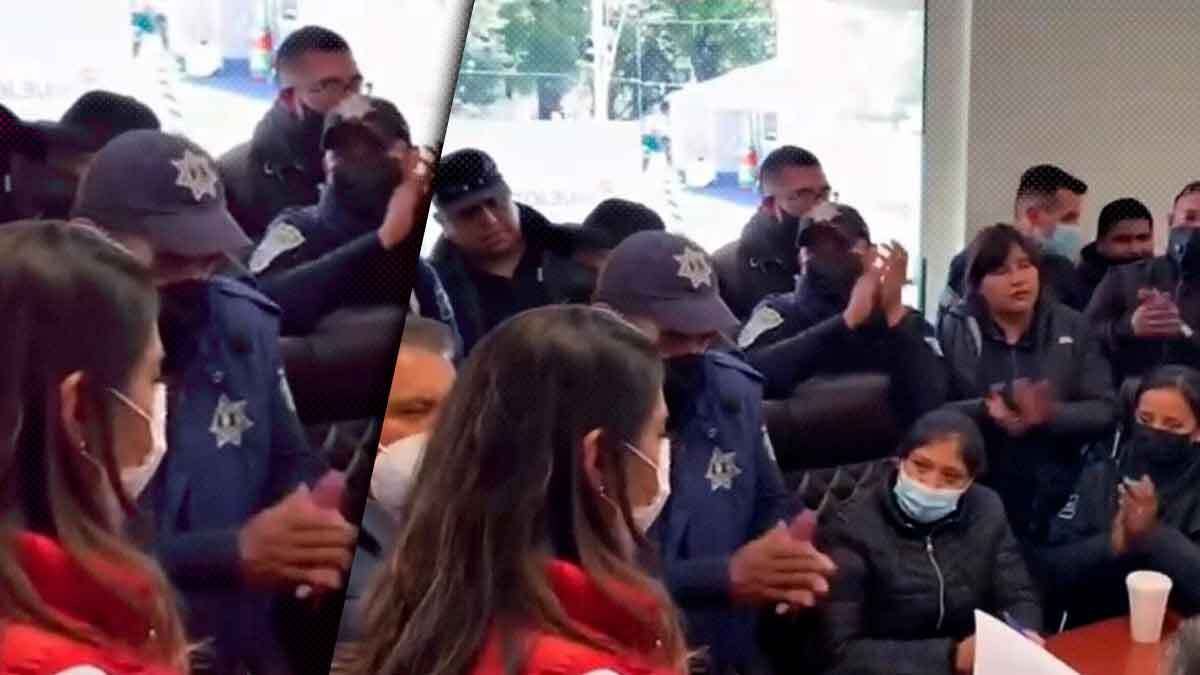 Polic&iacute;as de Huejotzingo se mantienen laborando normalmente: Ang&eacute;lica Alvarado