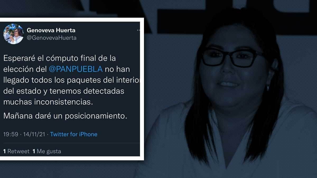 Genoveva esperar&aacute; el c&oacute;mputo final de elecci&oacute;n interna del PAN para fijar postura