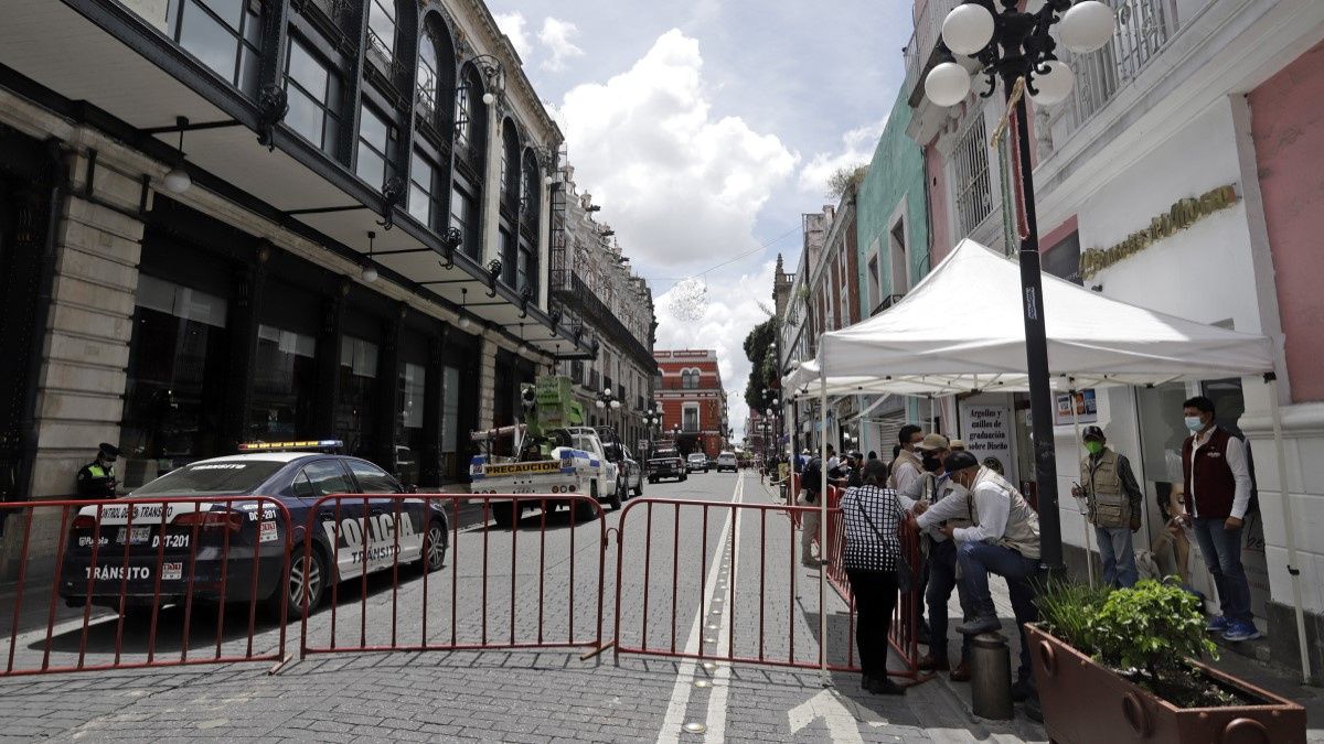 Por El Buen Fin, cierran al paso vehicular las calles del Centro Hist&oacute;rico de Puebla