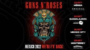 Welcome to the jungle: Guns N&rsquo; Roses estar&aacute;n de vuelta en M&eacute;xico