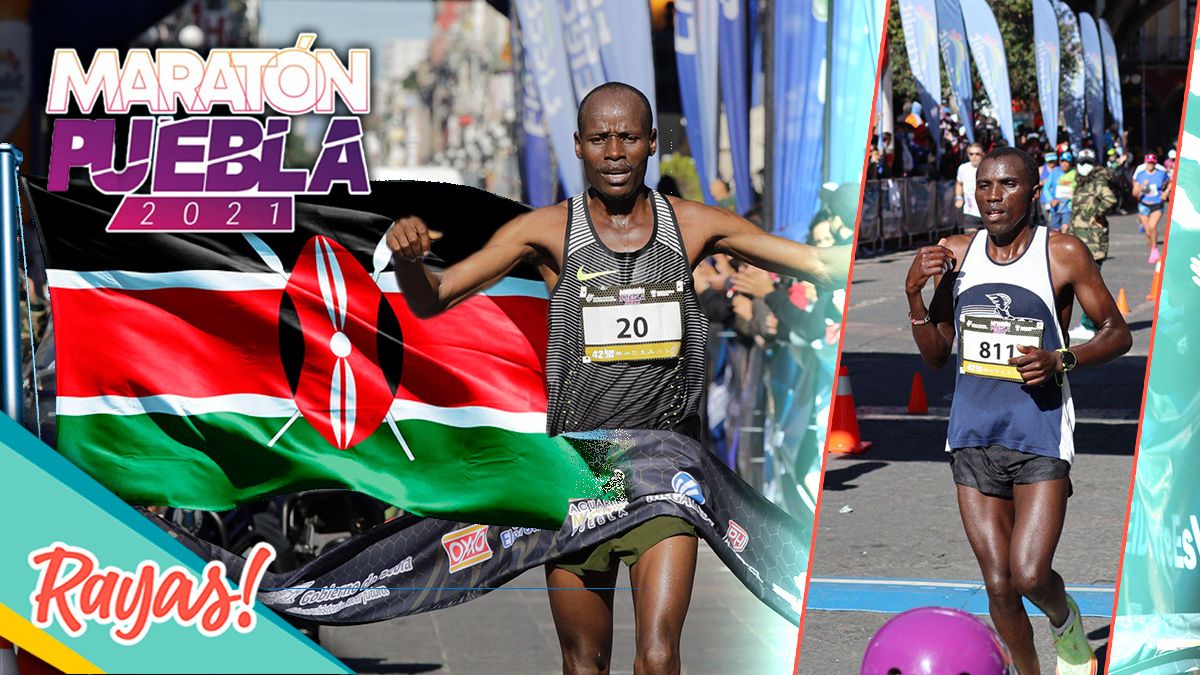 Kenianos conquistan Puebla&hellip; hacen el 1, 2, 3 en el Marat&oacute;n Internacional.