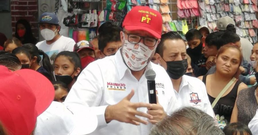 Bertha Lujan repudió al PT por elegir a Mauricio Toledo como candidato a diputado federal por Puebla, pese a que carece de arraigo en la entidad.