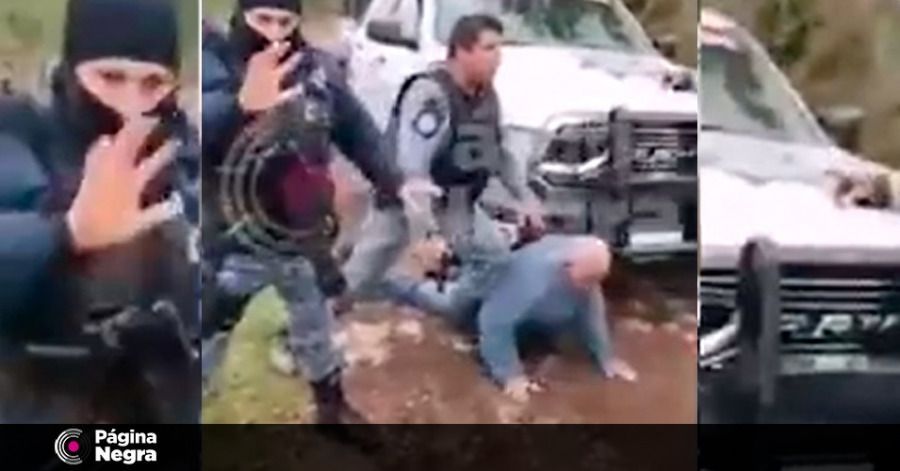 VIDEO: Polic&iacute;as de Huauchinango someten de forma violenta y disparan para amedrentar a civiles