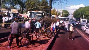 RUTA atropella a mujer en la avenida 11 Norte, en Puebla