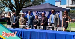 La presentaci&oacute;n del Festival de Globos Aerost&aacute;ticos en Cuautlancingo.