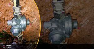 Vecinos reportaron la fuga de gas natural en un domicilio ubicado entre las calles 42 y 44 Norte de la colonia 10 de Mayo 