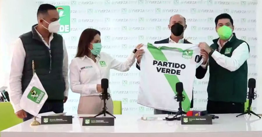 PVEM recicla al chapul&iacute;n Ru&iacute;z Esparza como candidato a la alcald&iacute;a de Puebla