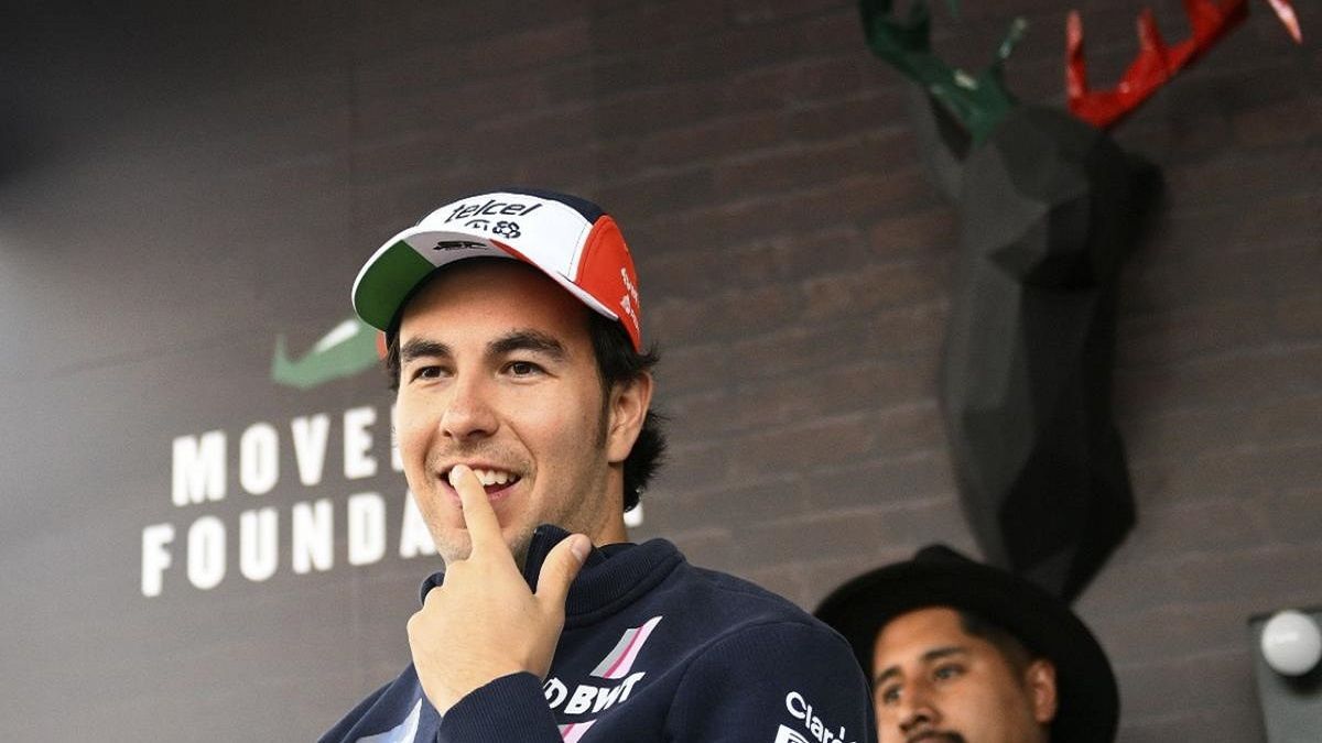 &ldquo;Checo&rdquo; P&eacute;rez practica para el Gran Premio de M&eacute;xico