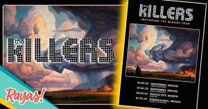The Killers anuncia conciertos en M&eacute;xico en abril de 2022.