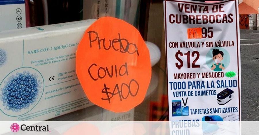 En Puebla, comerciantes venden pruebas rápidas para detectar la covid hasta en 250 pesos y sin permiso de la Cofepris