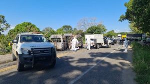 Choque entre dos camionetas deja 12 muertos en Palenque, Chiapas