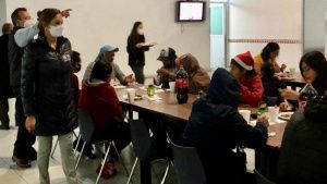 Liliana Ortiz encabeza cena navide&ntilde;a en el dormitorio municipal