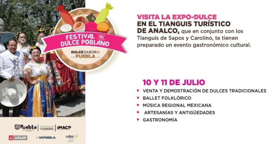Inauguran el Festival del Dulce Poblano; llegar&aacute; a su fin este 11 de julio