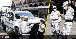 GN cuestiona a poblanos sobre seguridad; Barbosa adelant&oacute; la llegada de m&aacute;s elementos