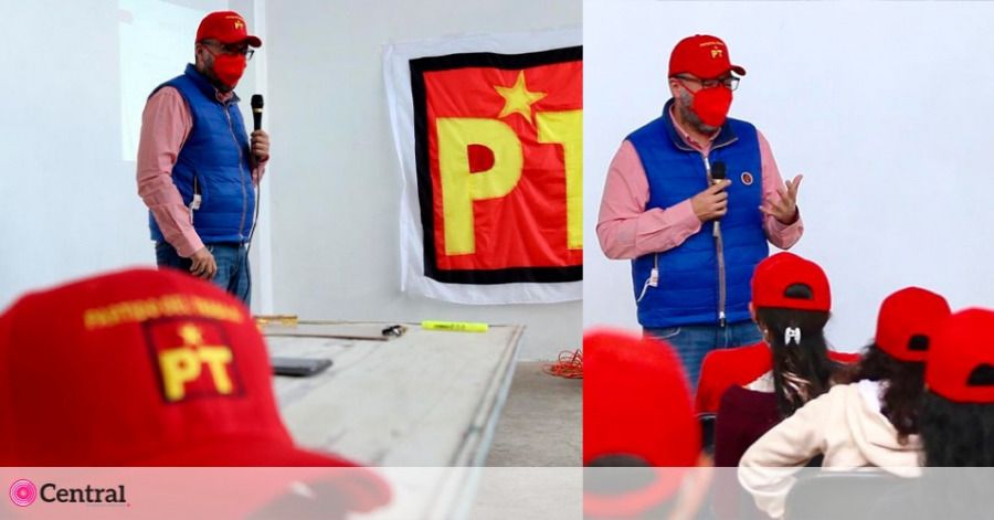 Mauricio Toledo simula campa&ntilde;a en San Mart&iacute;n Texmelucan