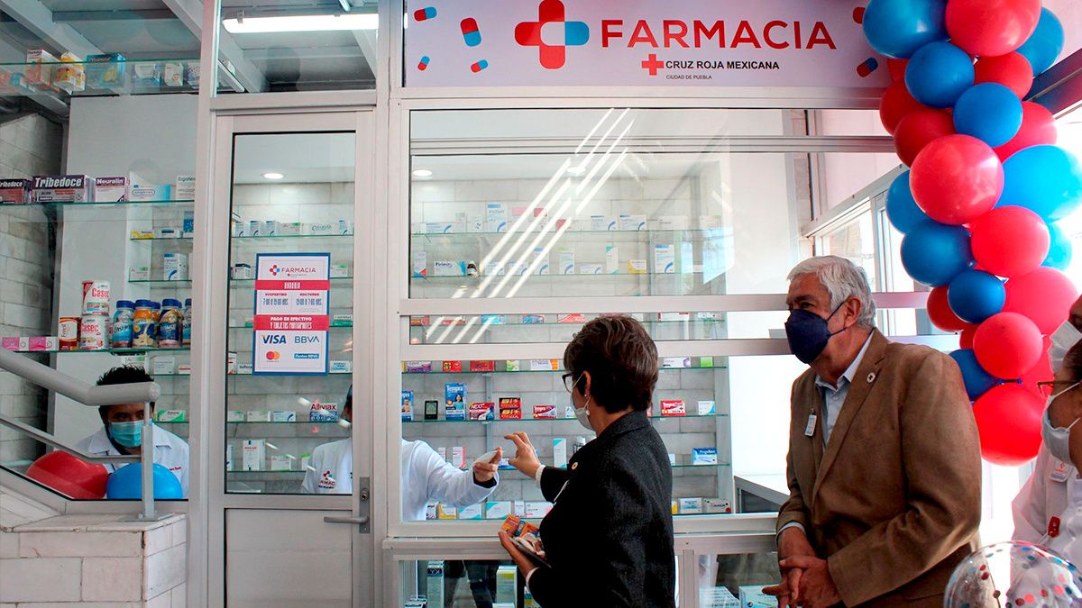 La Cruz Roja Mexicana, delegaci&oacute;n Puebla, ya tiene su propia farmacia