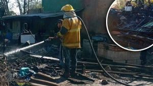 Se registra grave incendio en Tenango de las Flores