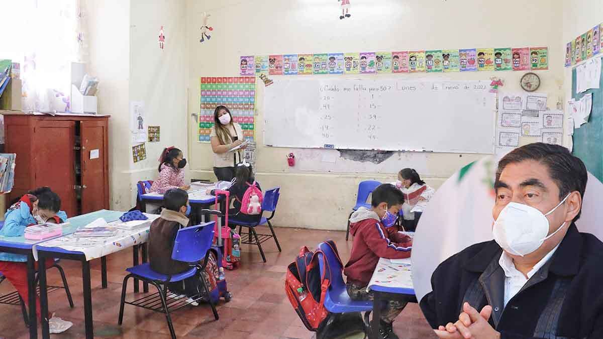 El 83.5% de los alumnos en Puebla regresaron a clases este lunes: Barbosa