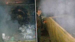 Vándalos arrasan con contenedores de basura en Teziutlán; ya están identificados
