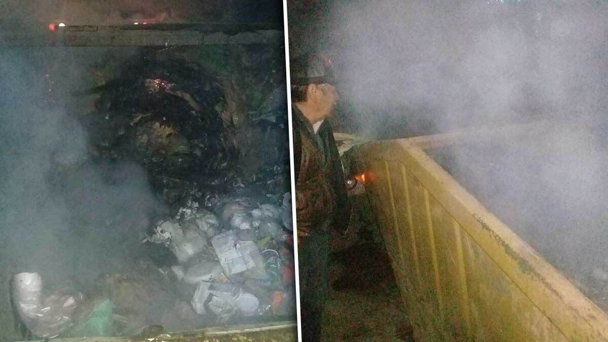 V&aacute;ndalos arrasan con contenedores de basura en Teziutl&aacute;n; ya est&aacute;n identificados