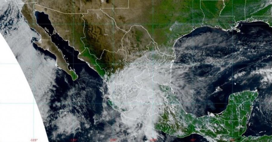 Imagen del paso de la ahora tormenta tropical "Rick".
