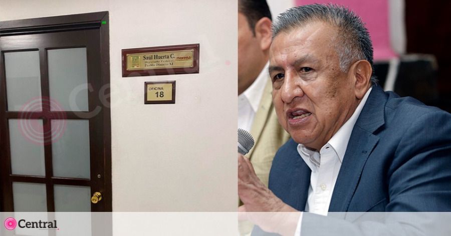 La oficina de Saúl Huerta, en la Cámara de Diputados, permanece cerrada. Se desconoce el paradero del diputado federal por Puebla, tras las denuncias por abuso sexual contra menores.