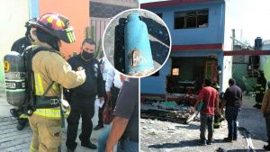 Todo esto provocó la explosión de un tanque de gas LP en la colonia Reforma Sur de Puebla (FOTOS Y VIDEO)