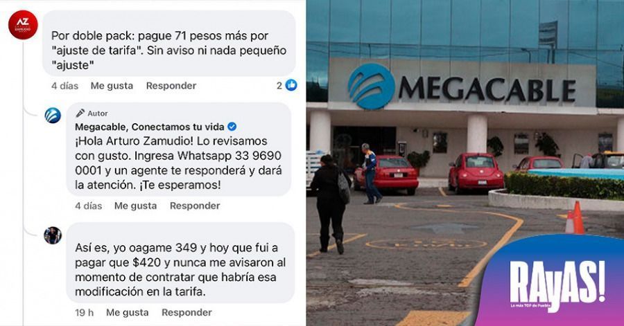 &iexcl;Abusivos! Megacable sube sus tarifas sin avisas a los suscriptores