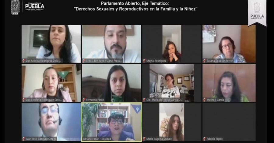 Providas de Puebla relacionan el aborto con la inseguridad en Parlamento Abierto