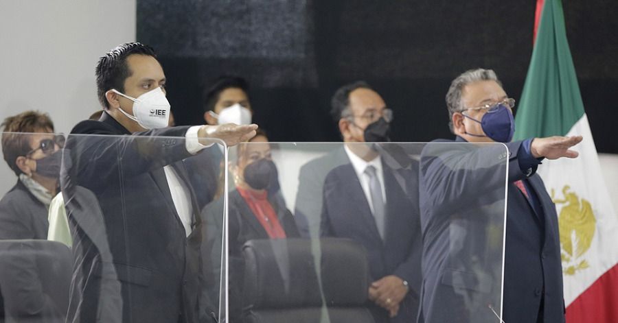 Toman protesta nuevos consejeros del IEE en Puebla pese a impugnaciones contra su designaci&oacute;n&nbsp;
