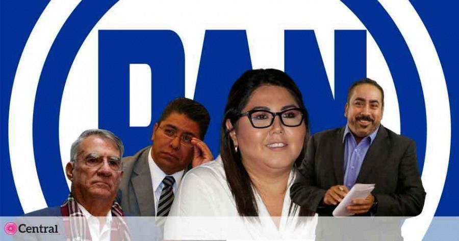 Alt: Aspirantes a la dirigencia del PAN en Puebla