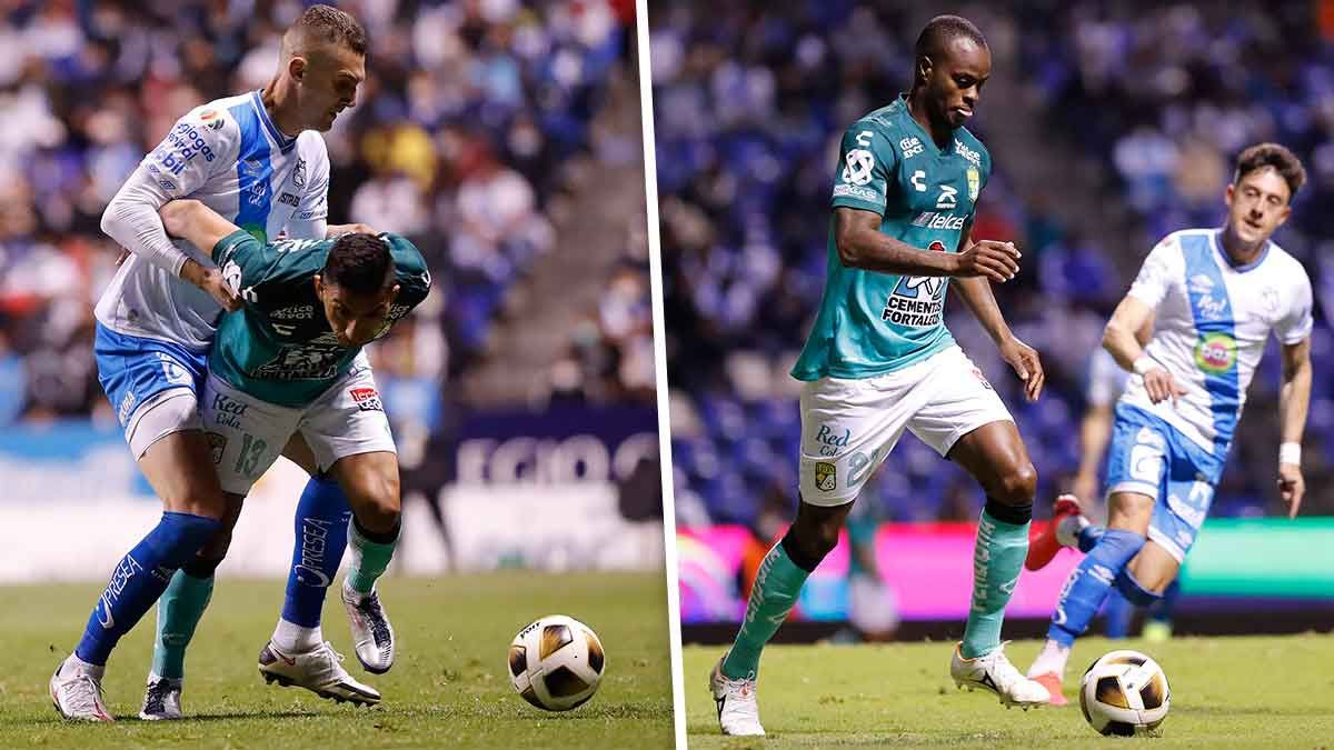 Termina el primer tiempo entre Puebla y Le&oacute;n; empatan a un gol