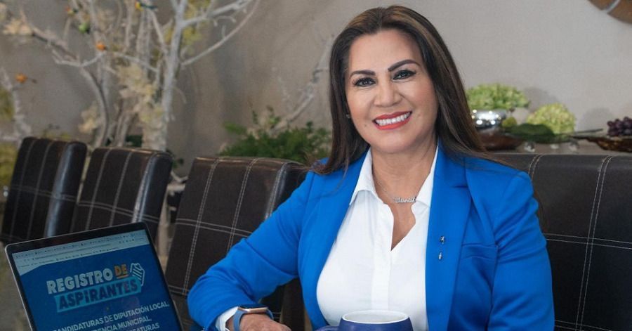Blanca Jim&eacute;nez se registra como precandidata del PAN a la alcald&iacute;a de San Andr&eacute;s Cholula