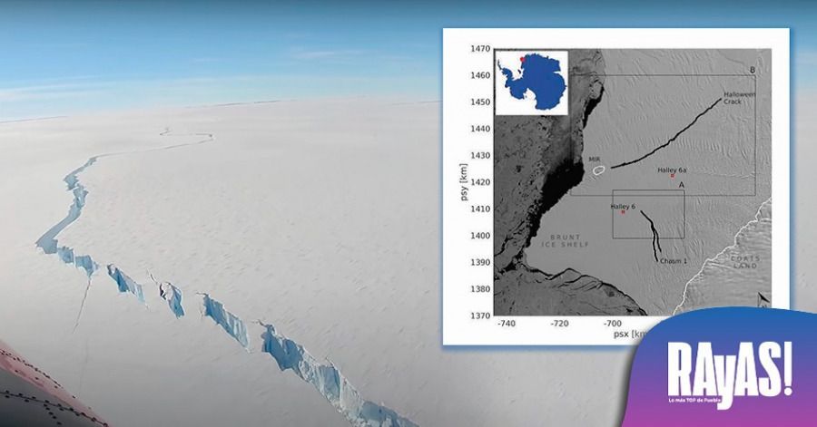¡De miedo! Un iceberg del tamaño de Londres se desprende de la Antártida