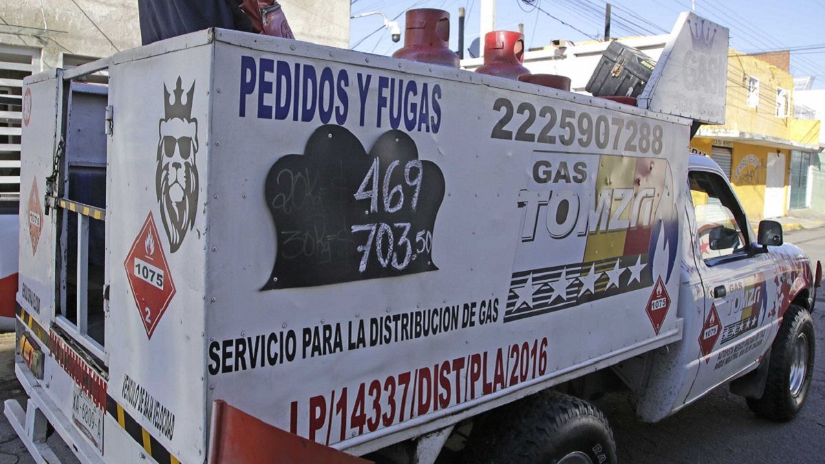 Gas LP aumenta en Puebla: costará hasta 470 pesos el tanque