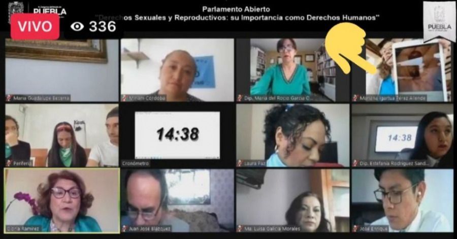 Entre roces, concluye el primer Parlamento sobre el aborto en Puebla