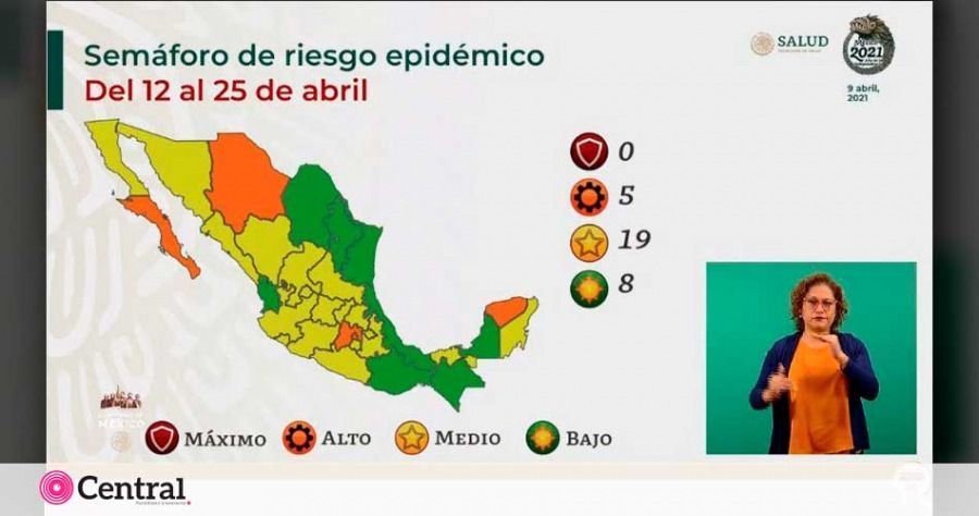 Puebla cambia a amarillo en el Sem&aacute;foro Covid