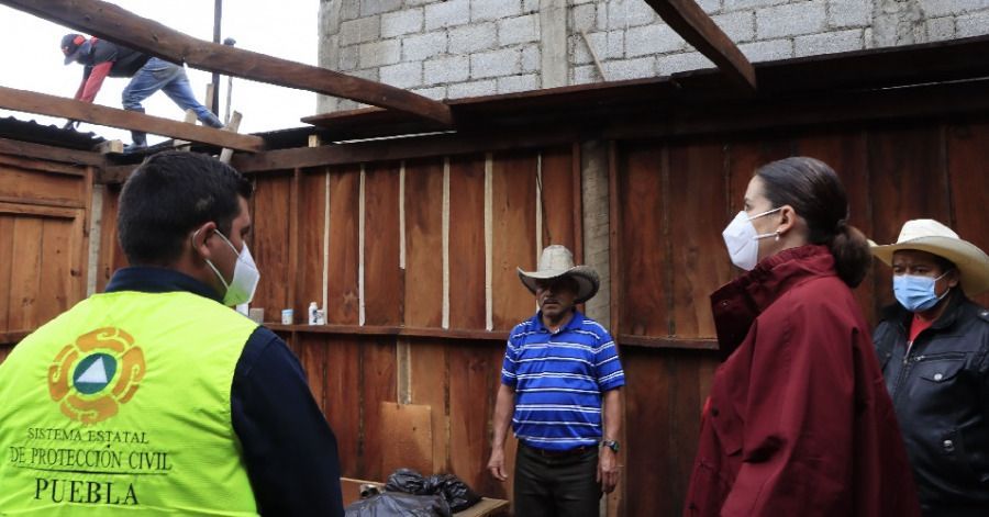 En Puebla fueron declarados zona de desastre 55 municipios.