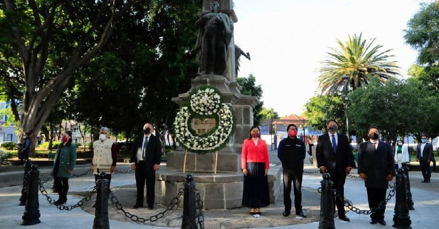 Ayuntamiento de Puebla conmemora 235 años del natalicio de Nicolás Bravo