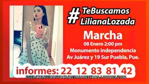 Convocan a manifestaci&oacute;n por la desaparici&oacute;n de Liliana Lozada