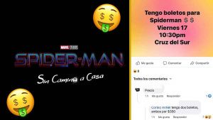 Revendedores hacen de las suyas: ofrecen boletos para Spider-Man en 350 pesos en Puebla
