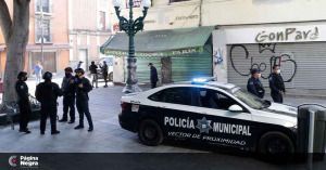 La calle 5 de Mayo luci&oacute; sin comerciantes informales.
