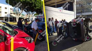 En menos de una hora ocurren dos choques Puebla; reportan tres lesionados