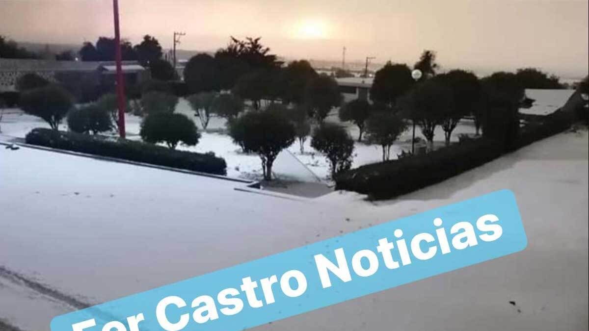 Cae nevada en Tlachichuca&hellip; todo se pint&oacute; de blanco