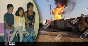 Tres ni&ntilde;os buscan a sus familiares tras las explosiones en Xochimehuacan.