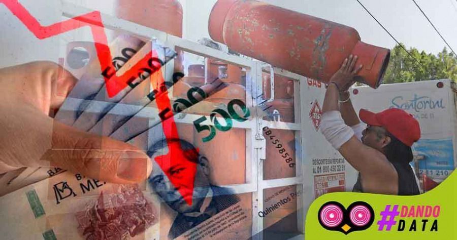 Baja en el precio del gas LP